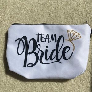 3/$20 Team Bride cosmetic case